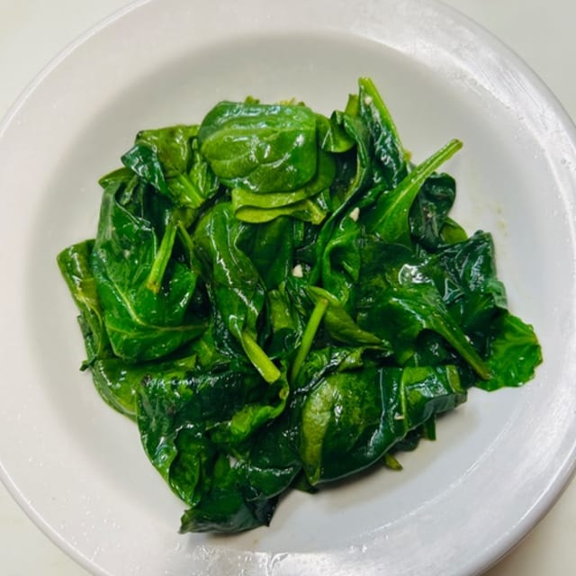 Side of Sautéed Spinach.