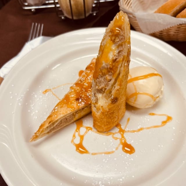 Fried Banana Cheesecake.